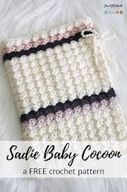 Making baby gifts with your own hands is the sweetest way to show your love and welcome those new little ones to the world! Free Baby Cocoon Crochet Pattern Onelittlehook