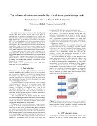 Pdf The Influence Of Maintenance On The Life Cycle Of Above