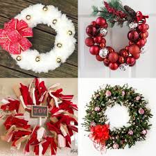 Easy christmas wreath decorating ideas. 20 Unique Christmas Wreath Ideas Craftsy Hacks