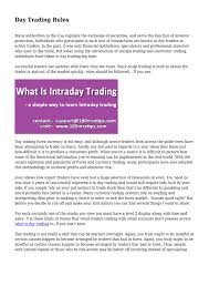 Keeping track of multiple accounts can be confusing … but you can technically do it. Day Trading Rules By Imperfectlabyri16 Issuu