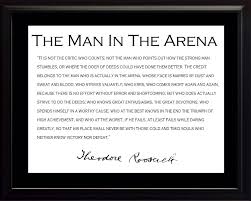 Check spelling or type a new query. Amazon Com Wesellphotos Theodore Teddy Roosevelt The Man In The Arena Quote 8x10 Framed Picture With Black Border Wall Art