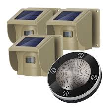 Many wireless driveway alarm systems can be expanded to integrate a number of sensors and receivers. Hosmart 1 4 Mile Long Range Rechargeable Solar Driveway Alarm Wireless Myhosmart