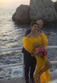 Cristina Cordula Les Sublimes Photos De Son Mariage A Capri Christina Cordula Cristina Cordula Cordula