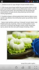 Kalau perempuan tak ambil tahu pasal kereta ataupun lelaki tak ada masa. Kuih Seri Ayu