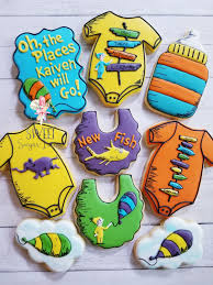 Dr Seuss Baby Shower Sugar Cookies Baby Cookies Sugar Cookies Decorated Seuss Baby Shower