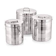 We did not find results for: Buy Kitchen Expert Stainless Steel Container Set For Kitchen 15 20 25 Kg Set Of 3 Pc Online At Low Prices In India Amazon In