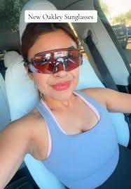 Lavender Oakley Sunglass