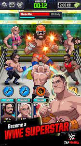 Wwe tap mania is a wrestling game for android that's all about building a team of wrestlers with your cards whilst you win fights by clicking around. Wwe Tap Mania For Android Apk Download
