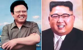In the painting, unveiled on state television during a visit. He S No Il Painting Kim Jong Un Follows In The Footsteps Of His Father With First Official Portrait Daily Mail Online