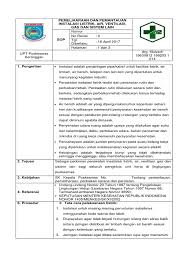 Standart operational procedure sop, berisi tentang beberapa sop pada pltu, pengoperasian, iv pembangkitan tenaga listrik bab xi: Sop Pemeliharaan Dan Pemantauan Instalasi Listrik Air Ventilasi Gas Dan Sistem Lain