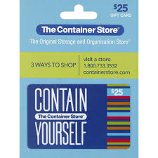 Perfect for any recipient, it comes complete with a gift tag insert. The Container Store Gift Card 25 Shop Wayfields Eden Fresh Market