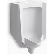 This item is fsa (flexible spending account) eligible may be helpful for men who have trouble getting out of bed or to the restroom in time, our cvs health male urinal is designed to help prevent spills. Kohler Dexter 1 0 Gpf Urinal With Rear Spud In Black Black Brickseek