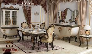 Smaller kitchens or apartment dining rooms are ideal for dinette sets that come with compact tables and two chairs. Vanessa Luxury Hand Carved Dining Table Set Royalzig