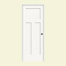 Jeld Wen Craftsman Smooth 3 Panel Solid Core Painted Molded Prehung Interior Door Thdjw137100049 Prehung Interior Doors Doors Interior Jeld Wen Interior Doors