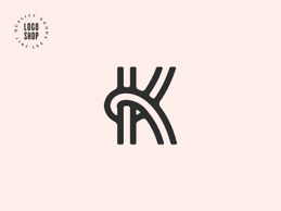 The Logo Shop Pick No 4 Typo Logo Design Monogram Logo Design Minimal Logo Design Inspiration