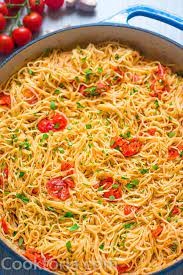 Add the spinach, cheese, oil and 1/2 teaspoon salt. Easy Angel Hair Pasta Recipe Cooktoria