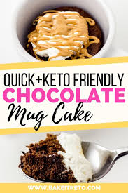 Quick And Delicious Keto Chocolate Mug Cake Recipe Made With Coconut Flour Recipe Recipes Keto Friendly Chocolate Low Carb Keto Recipes