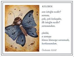 Kelebek Ozdemir Asaf Kelebekler Siir Resimler