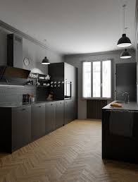 The natural wood farmhouse table is an example. Mikas Jensen Modern Scandinavian Kitchen