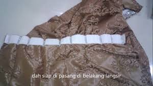 Ukur krtinggan tabble top sehingga ke lantai dan beli kain secukupnya untuk ukran 2. Gambar Dan Video Pasang Langsir Sendiri Youtube