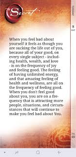Feel Good Secret Quotes Law Of Attraction Affirmations