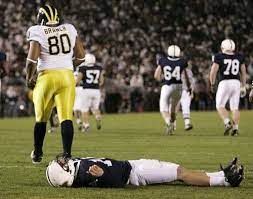 Michigan Football Alan Branch At Penn State Michigan Football Michigan Sports Michigan Go Blue