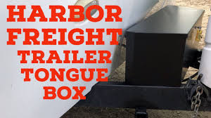 How do you extend the tongue on a trailer? Harbor Freight Trailer Tongue Box Install Youtube