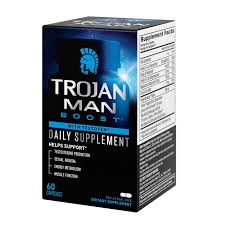 Trojan Man Boost Daily Supplement Capsules - Shop Condoms & contraception  at H-E-B