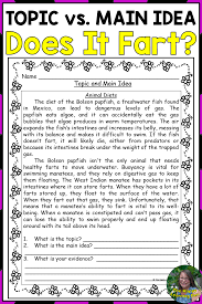 Topic Vs Main Idea And Details In 2020 Main Idea Teaching Main Idea Main Idea Games