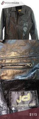 009 Vintage Jd Black Leather Jacket Leather Jacket Black Leather Jacket Black Leather