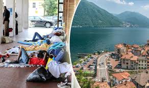 Many famous people have had and have homes on the shores of lake como. George Clooney S Lake Como Holiday Destination Taken Over By Migrants World News Express Co Uk