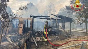 Scene drammatiche per le fiamme che stanno devastando la zona sud della città, raggiungendo le abitazioni. A4j0 Br Xhyo M