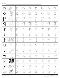 Tracing Alphabet Letters Printable Lowercase Letter V