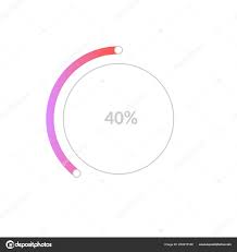 40 Percent Business Pie Chart Infographic For Reports And