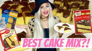 Best recipes using duncan hines yellow cake mix. Best Box Yellow Cake Mix Comparison Pillsbury Vs Duncan Hines Vs Betty Crocker Lindsay Ann Youtube