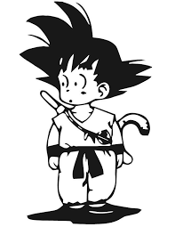 Kid Goku Dragon Ball Z Dbz Anime Vinly Decal Kyokovinyl Dragon Ball Z Desenhos Para Tatuagem Masculino Olhos Manga