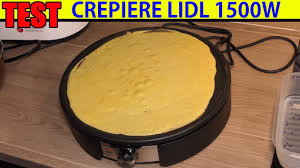 Crepiere Electrique Lidl Silvercrest Scm 1500 Test Crepe Maker Crepemaker Youtube