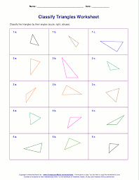 They are classified based on their angles and sides. Worksheets For Classifying Triangles By Sides Angles Or Both