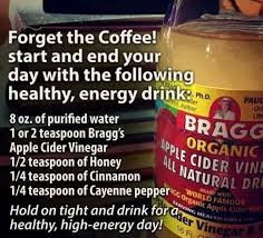Water Vinegar Honey Cinnamon Cayenne Pepper Healthy High Energy Drink Healthy Energy Drinks Apple Cider Benefits Health Drink
