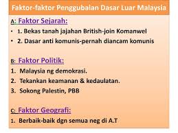 Apakah yang dimaksudkan dengan dasar luar negara? Bab 9 Malaysia Dalam Kerjasama Antarabangsa Ppt Download