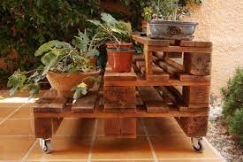 Modele De Porte Plante En Palette De Bois Pallevaeg
