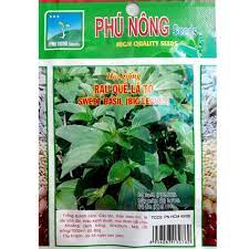 Hạt Giống Rau Quế La To Pn 5gr Sweet Basil Big Leaves Vườn Sai Gon