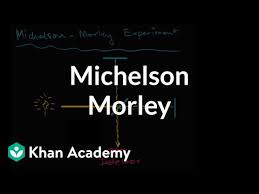 Michelson Morley Experiment Introduction Video Khan Academy