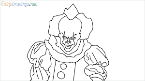 How To Draw Pennywise Step By Step 19 Easy Phase It is very easy to use. how to draw pennywise step by step