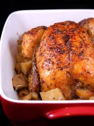 Poulet Roti Et Ses Pommes De Terre Recette Recette Poulet Roti Recette Poulet Entier Recettes De Cuisine