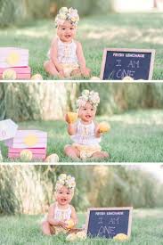 1st Birthday Outdoor Birthday Photoshoot Ideas For Adults Sweet One Year Old Summertime Birthday Photoshoot With Props Lemonade Theme Outdoor Baby Birthday Photoshoot Baby Photoshoot Girl 1st Birthday Photoshoot
