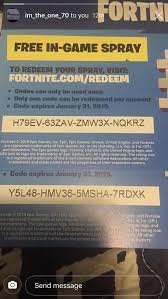 Fortnite News On Twitter X6 Boogie Spray Codes Redeem Via Https T Co Dyft7qasny If You Managed To Get One Tweet Me Fortnite