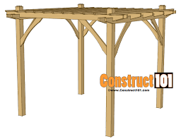 To make sure they were super sturdy, we cut the 2×3 boards so they broke over a pergola cross beam. Simple Diy Pergola Plans Free Pdf Download Construct101