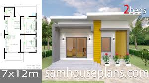 With enough space for a guest room, home office, or play room, 2 bedroom house plans are perfect for all kinds of homeowners. House Design Plans 7x12 With 2 Bedrooms Full Plans Samhouseplans