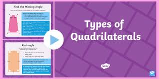 Ks2 Types Of Quadrilateral Powerpoint Primary Resources